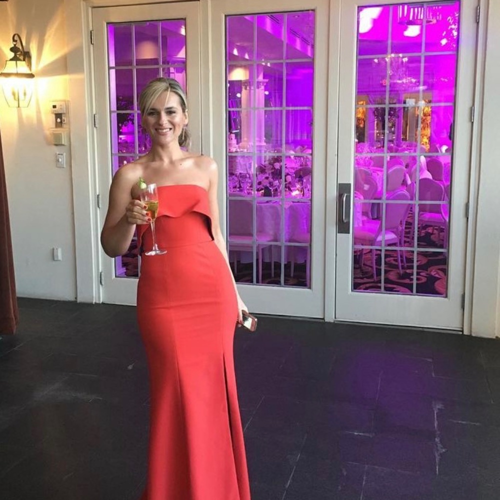 BCBG Penelopey Overlay Gown - Picture 5 of 11